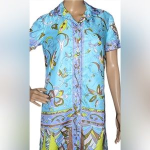 Pucci-like True Vintage Shirt Dress